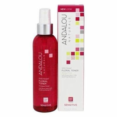 1000 Roses Floral Toner with Rose Stem Cells - 6 oz. by Andalou Naturals (pack of 3)