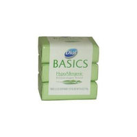 Dial Basics HypoAllergenic Dermatologist Tested Bar Soap, 3.2 oz (72 Bars)