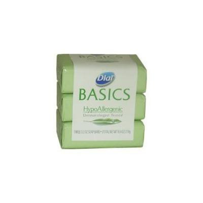 Dial Basics HypoAllergenic Dermatologist Tested Bar Soap, 3.2 oz (72 Bars)
