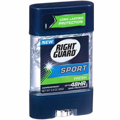Right Guard Sport Clear Gel Antiperspirant, Fresh, 3 Ounce (Pack of 6)