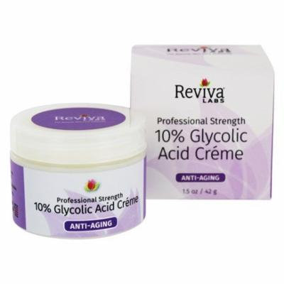 Professional Strength 10% Glycolic Acid Anti-Aging Creme - 1.5 oz. by Reviva Labs (pack of 3)