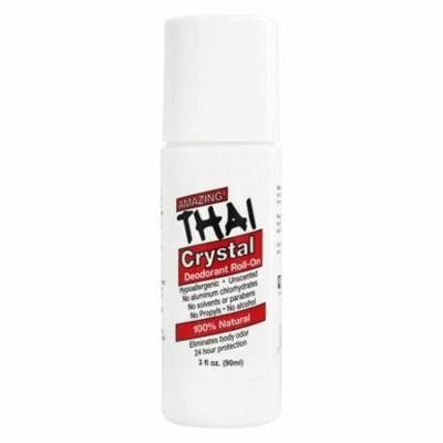 Thai Crystal Mist Roll-On Deodorant - 3 oz. by Thai Deodorant Stone (pack of 6)