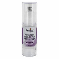 Advanced Peptide Plus with Argireline, Alpha Lipoic Acid, Vitamin C Ester & DMAE - 1 fl. oz. by Reviva Labs (pack of 4)