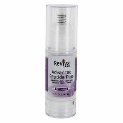 Advanced Peptide Plus with Argireline, Alpha Lipoic Acid, Vitamin C Ester & DMAE - 1 fl. oz. by Reviva Labs (pack of 4)