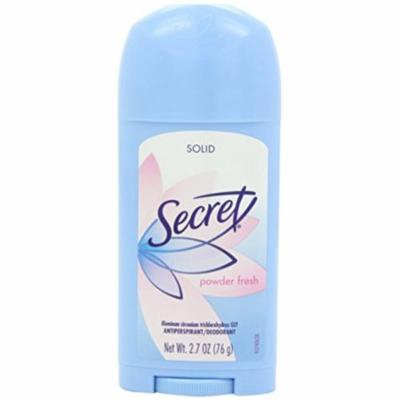 Secret Powder Fresh Invisible Solid Antiperspirant Deodorant 2.7 oz (Pack of 6)