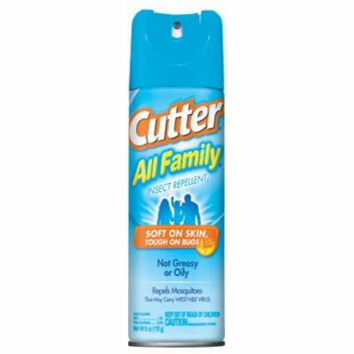 Cutter All Family Insect Repellent Aerosol 6 oz ( Pack of 12)
