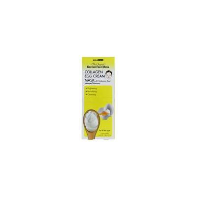 The Original Korean Collagen Egg Cream Face Sheet Mask with Hyaluronic Acid - 5 Count by BioMiracle (pack of 3)