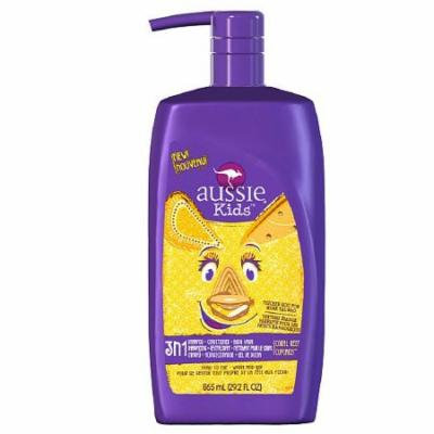 Aussie Kids 3 in 1 Shampoo + Conditioner & Bodywash, Coral Reef Cupcake - Characters May Vary 29.2 oz (Pack of 2)