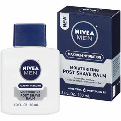 NIVEA Men Maximum Hydration Moisturizing Post Shave Balm 3.3 Fluid Ounce (Pack of 3)