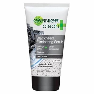Garnier Clean Scrub Blackhead Eliminating 5 Ounce (145ml) (2 Pack)
