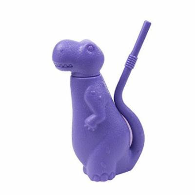Brite Concepts Dinosaur Shaped Sippy Cup, Plastic, 6-Ounce, Colors Vary