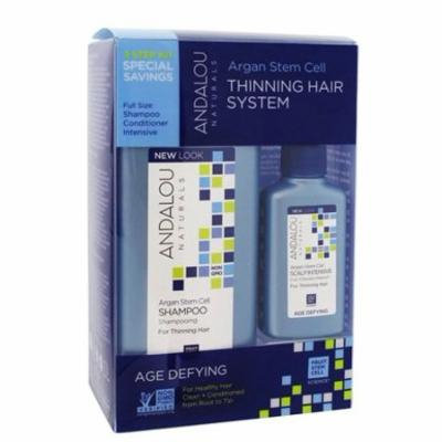 Argan Stem Cell Age Defying Thinning Hair System Kit - 3 Piece(s) by Andalou Naturals (pack of 1)