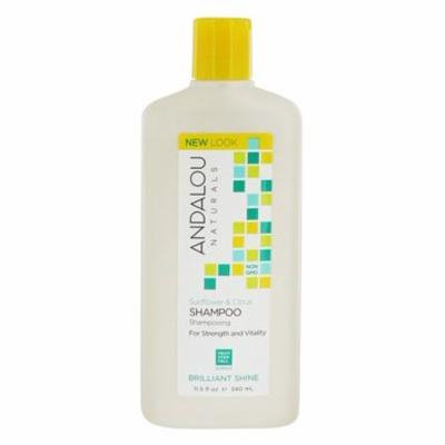 Sunflower & Citrus Brilliant Shine Shampoo - 11.5 fl. oz. by Andalou Naturals (pack of 4)