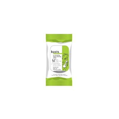 Basis So Refreshing Facial Cleansing Cloths, Alcohol Free 25 ea (Pack of 4)