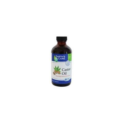 100% Pure Castor Oil - 8 fl. oz. by Earth's Care (pack of 1)