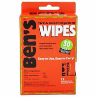 Tick & Insect Repellent Wipes - 12 Wipe(s) by Ben's (pack of 3)