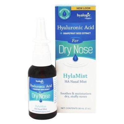 Hylamist HA Nasal Mist with Hyaluronic Acid & Grapefruit Seed Extract - 2 fl. oz. by Hyalogic (pack of 6)