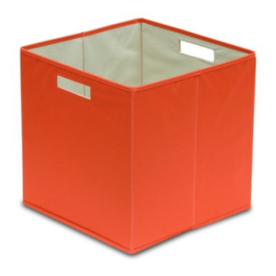 b+in™ Fabric Bin in Hot Coral