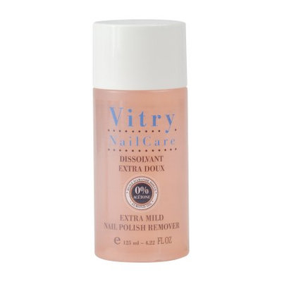 Vitry Nail Care Extra Mild Acetone Free Nail Polish Remover, 4.23 Fl Oz