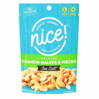 Nice! Cashews Halves & Pieces Sea Salt16.0 oz.(pack of 12)