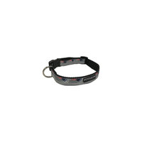 Petflect New England Patriots Dog Collar - Reflective - Nylon - Super Strength - NFL Team Logos - Large, Neck 20