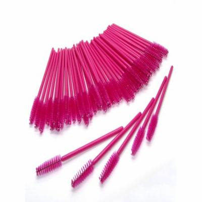 LUXUR 50pcs Disposable Eyelash Mascara Brushes Wands Applicator Makeup Brush Eyelash Extension Spoolies Tool