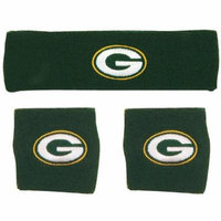 Green Bay Packers NFL Wristband and Headband Set