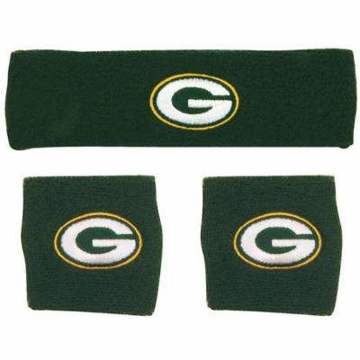 Green Bay Packers NFL Wristband and Headband Set
