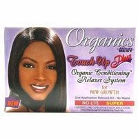 2 Pack - Africa's Best Organics Touch-Up Plus Moisturizing No-Lye Relaxer Kit Super 1 ea