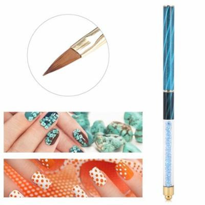 Estink Colorful Nail Art Brush Detailing Drawing Paint Painting Brushes Dotting Pen Drawing Flower Pen UV Gel Polish Extension Carving Manicure Nail Art Brush
