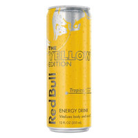 Red Bull Yellow Edition, Tropical Energy Drink, 12 Fl Oz Cans, 24 Pack