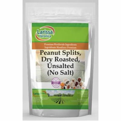 Peanut Splits, Dry Roasted, Unsalted (No Salt) (4 oz, ZIN: 526008) - 3-Pack