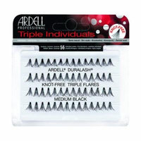 Ardell Individual Knot Free Triple Flares Black Medium