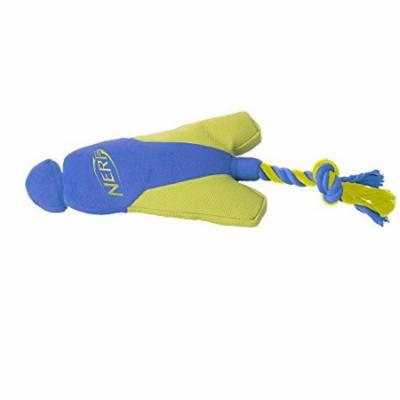 nerf dog large ultraplush trackshot arrowhead launcher dog toy, orange/blue