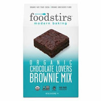 Foodstirs Organic Chocolate Lovers Brownie Mix 13.9 oz Bags - Pack of 6