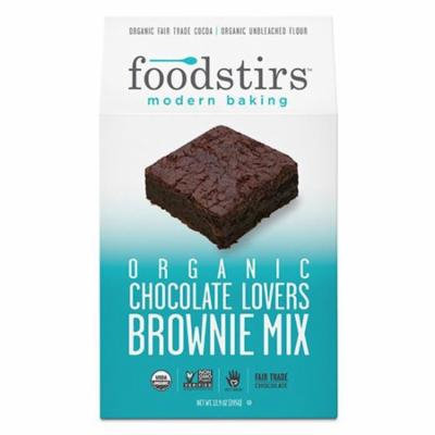 Foodstirs Organic Chocolate Lovers Brownie Mix 13.9 oz Bags - Pack of 6