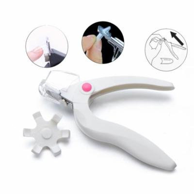 Girl12Queen Nail Art Cuticle Clipper Cutter False Nail Tips French Scissors Manicure Tool