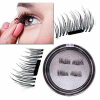 3D Reusable Ultra Thin Magnetic False Eyelashes - 3 Pair