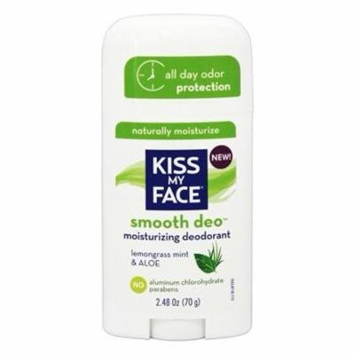 Smooth Moisturizing Deodorant Lemongrass Mint & Aloe - 2.48 oz. by Kiss My Face (pack of 12)