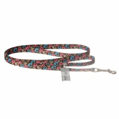 Pet Attire Styles Special Paw Brown Dog Leash 4' Long x 5/8