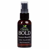Isabella's Clearly BOLD - Premium Moisturizing Beard Oil - 100% Natural. Smells Great! (2 oz)