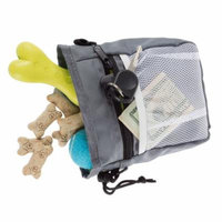Dog Puppy Treat 4 Way Pouch Bag Drawstring Training Waste Bag Dispenser Belt Clip