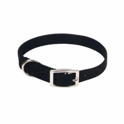 Coastal Pet Single Nylon Collar - Black 12