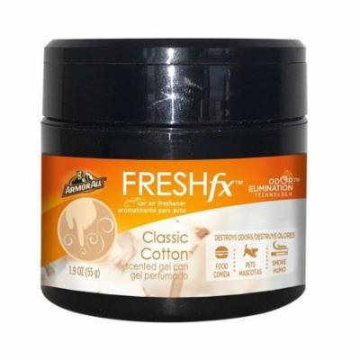 Armor All FRESHfx Car Air Freshener Scented Gel Can 1.9oz (Classic Cotton)