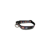 Petflect New York Giants Dog Collar - Reflective - Nylon - Super Strength - NFL Team Logos - Small, Neck 11