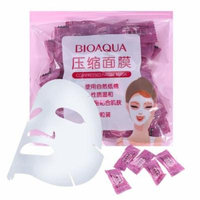 Yosoo Compressed Facial Mask, Compressed face mask,Skin Care 50Pcs/Pack Natural Non-woven Compressed Face Mask DIY Facial Mask