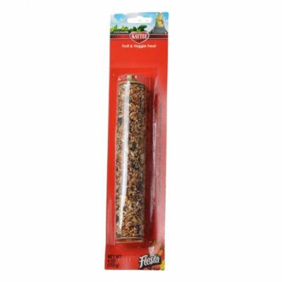 Kaytee Fiesta Fruit & Veggie Treat Stick - Cockatiel 4 oz - Pack of 10