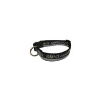 Petflect New Orleans Saints Dog Collar - Reflective - Nylon - Super Strength - NFL Team Logos - X-Large, Neck 26