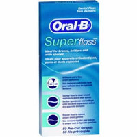 Oral-B Superfloss Dental Floss 50 Each (Pack of 2)