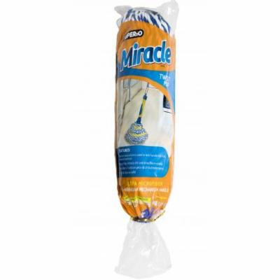 Superio Microfiber Twist Mop with Scrubber Refill